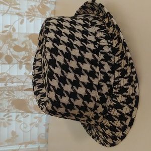Roll Tide! Black and white Ladies houndstooth hat
